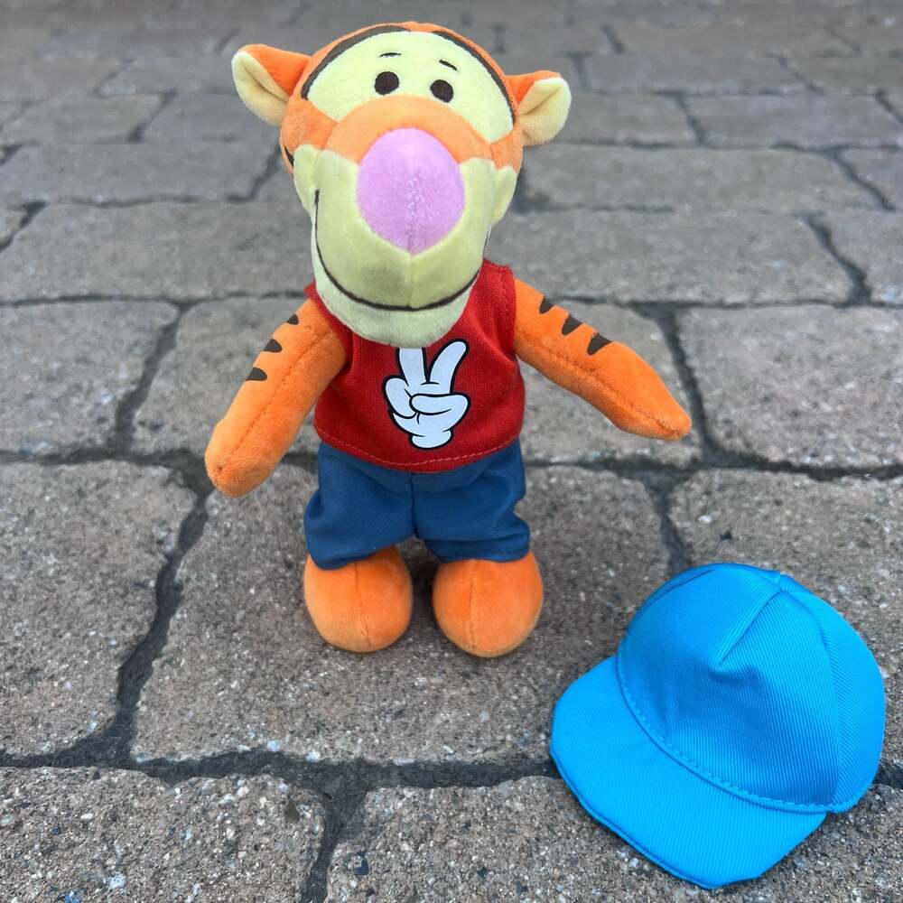 Disney nuiMOs Tigger Poseable Plush with Outfit and Cap Cut Tag